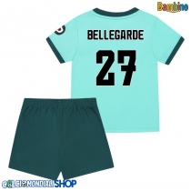 Maglie da calcio Wolves Jean-Ricner Bellegarde #27 Seconda Maglia Bambino 2025-26 Manica Corta + Pantaloni corti)